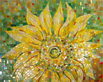 Рисунок из мозайки в Сочи